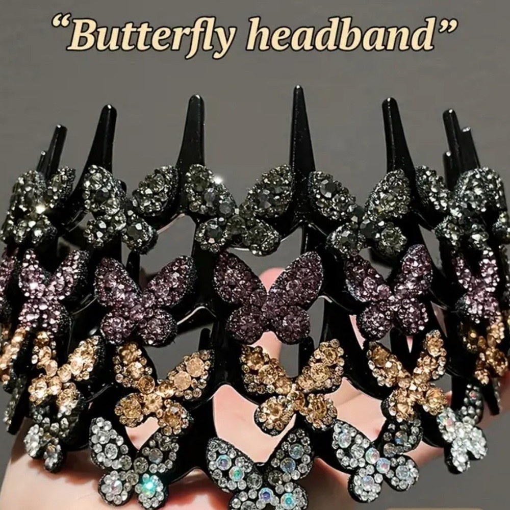 Elegant Butterfly Headband - Picture 7 of 7